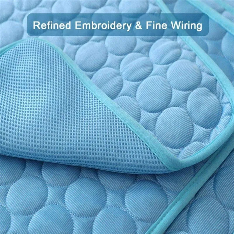 Washable Cooling Dog Mat for Summer Resting