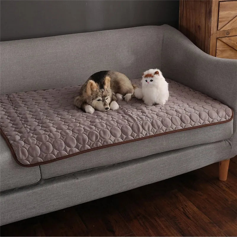 Washable Cooling Dog Mat for Summer Resting