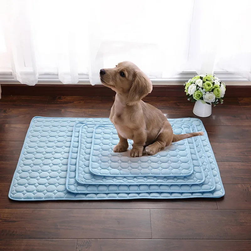 Washable Cooling Dog Mat for Summer Resting