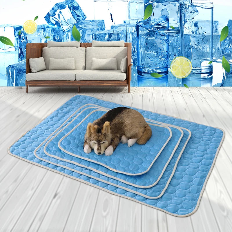 Washable Cooling Dog Mat for Summer Resting