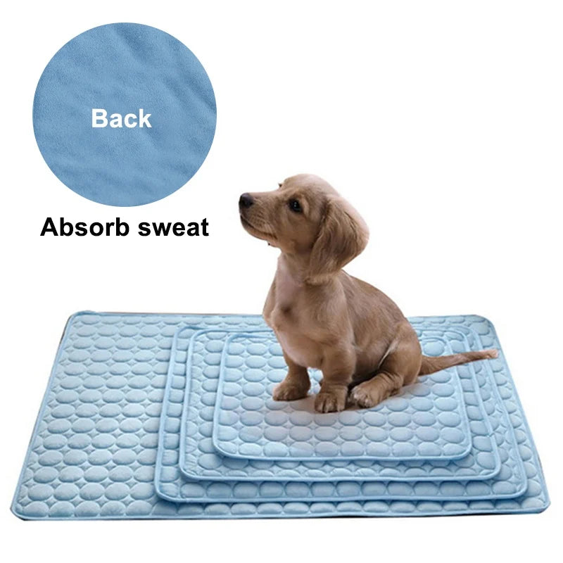 Washable Cooling Dog Mat for Summer Resting