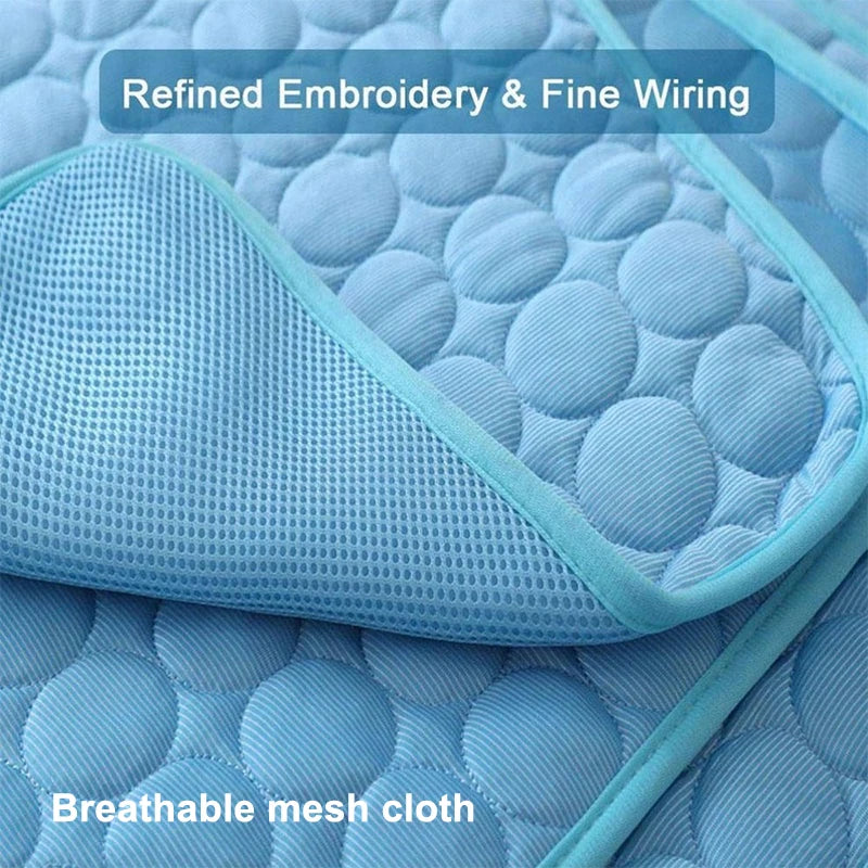 Washable Cooling Dog Mat for Summer Resting