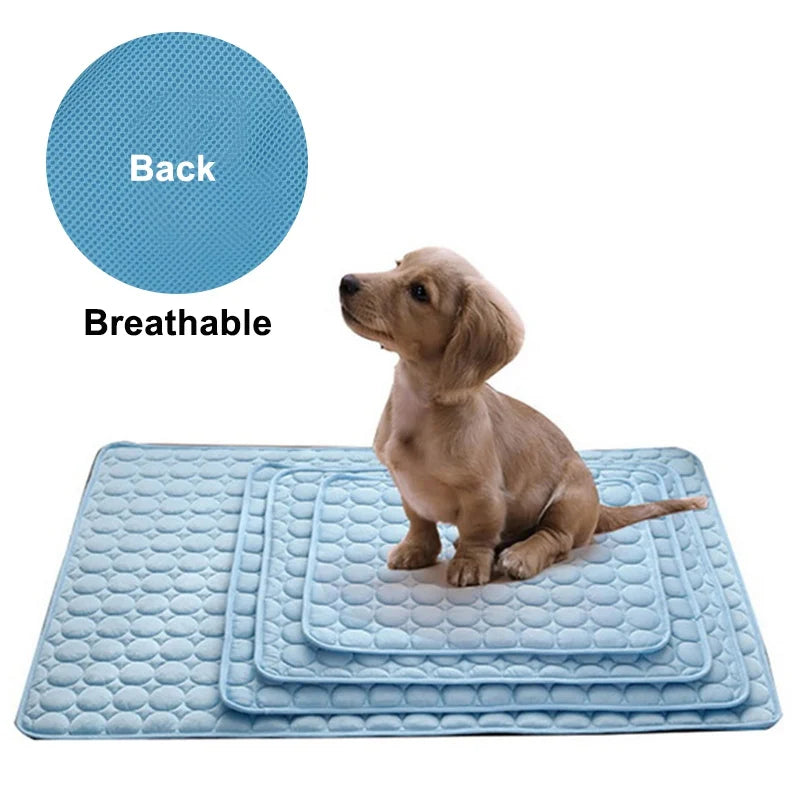Washable Cooling Dog Mat for Summer Resting