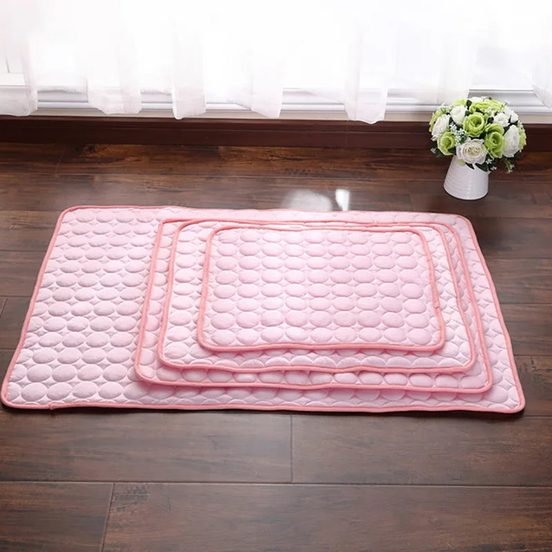 Washable Cooling Dog Mat for Summer Resting