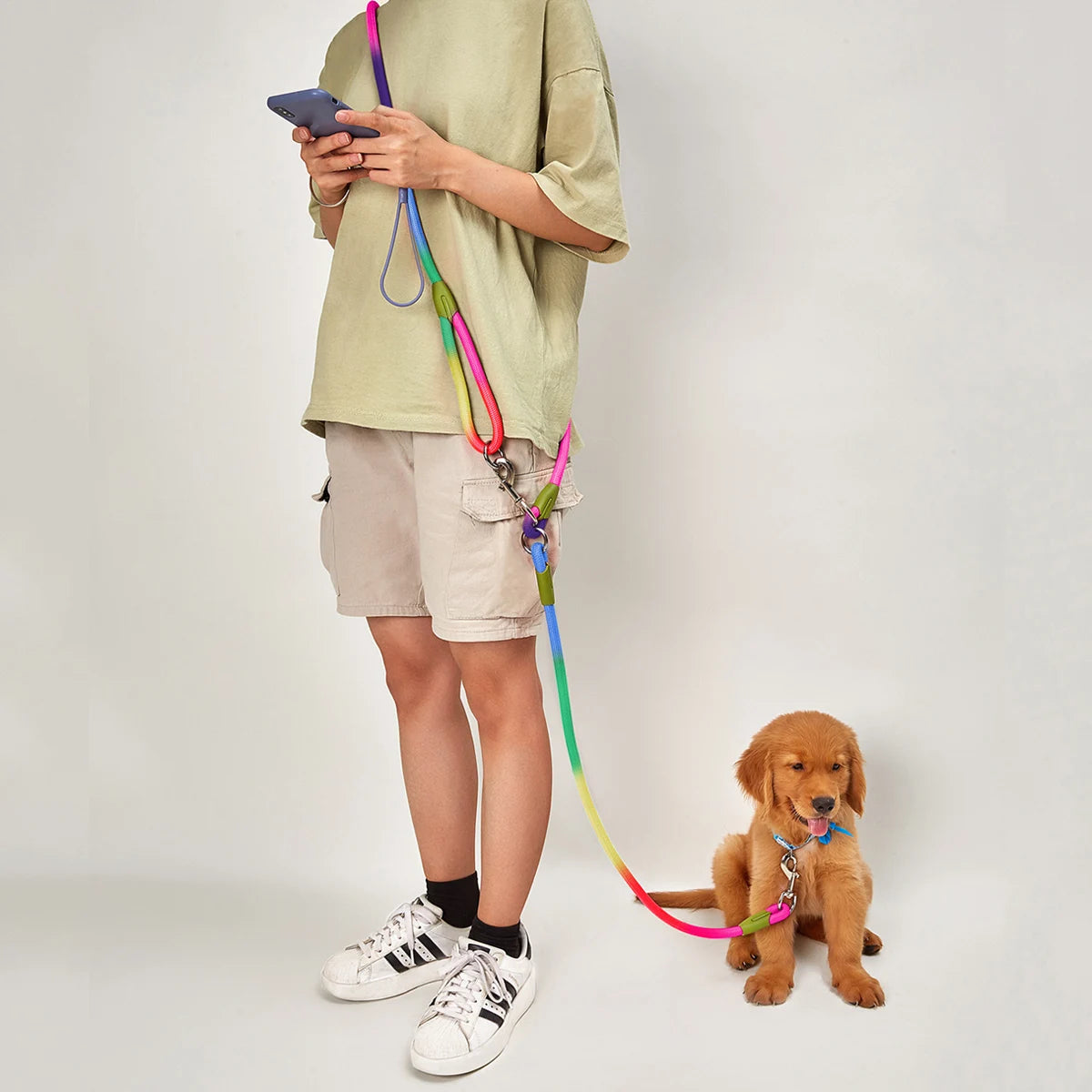 Reflective Hands-Free Dog Leash for Walking