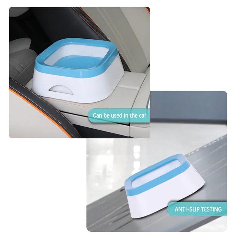 1L Anti-Splash Dog Water Bowl