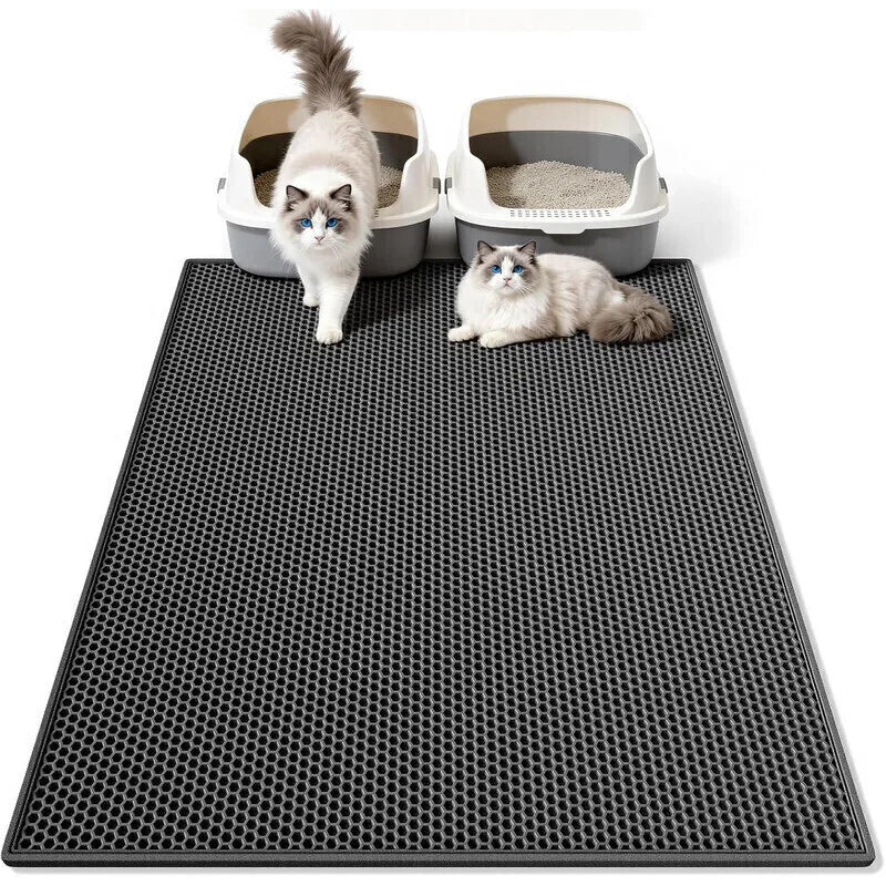 Double-Layer Honeycomb Cat Litter Mat