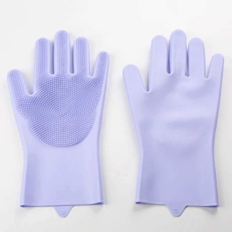 Silicone Pet Bathing Glove for Dogs & Cats