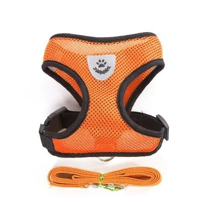 Reflective Mesh Cat Harness & Leash Set