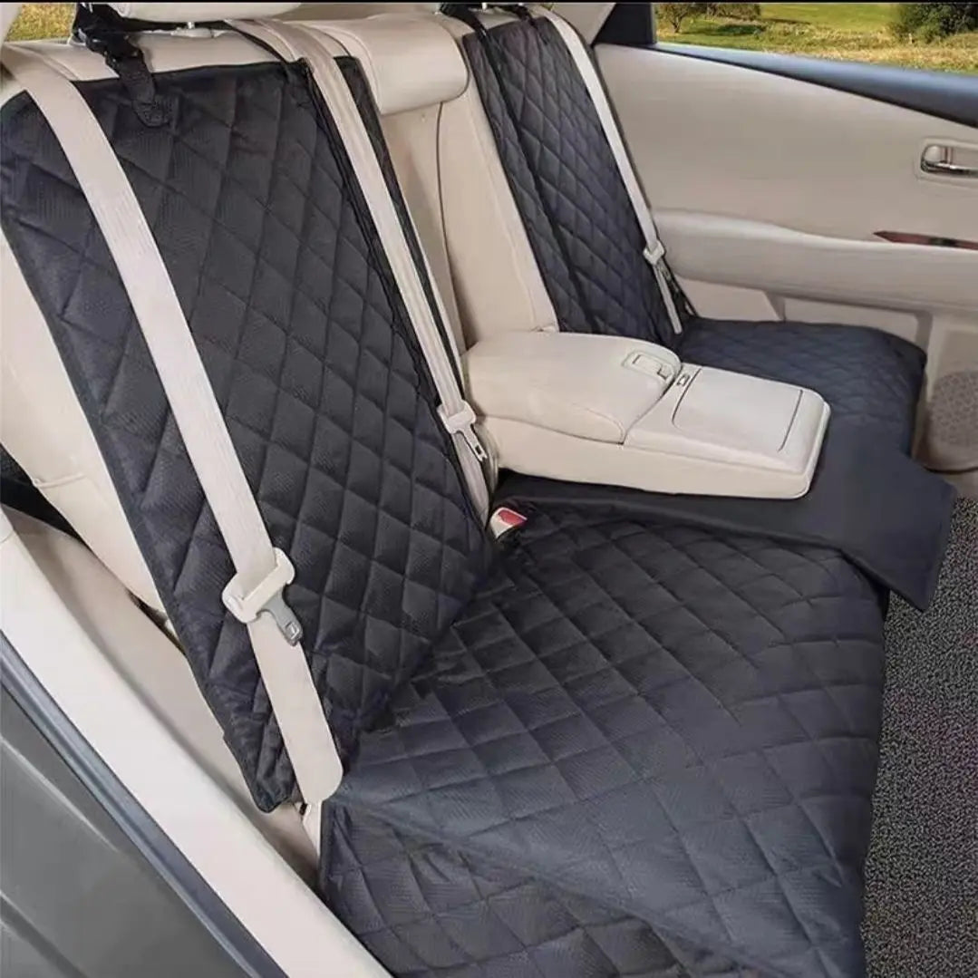 Dog Car Seat Cover with Center Armrest Access
