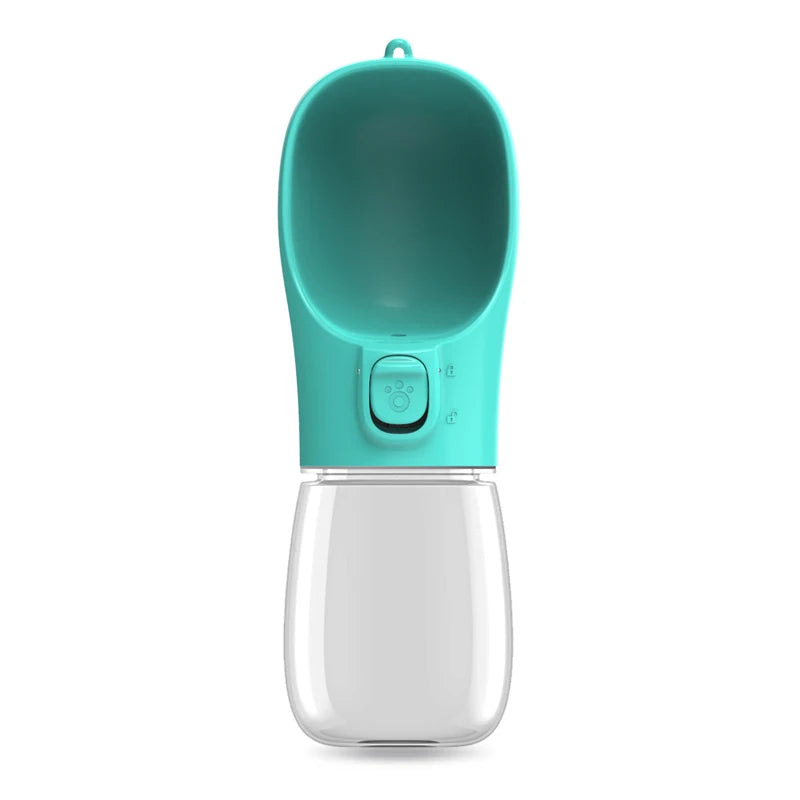 Portable Dog Water Bottle with Drinking Tray