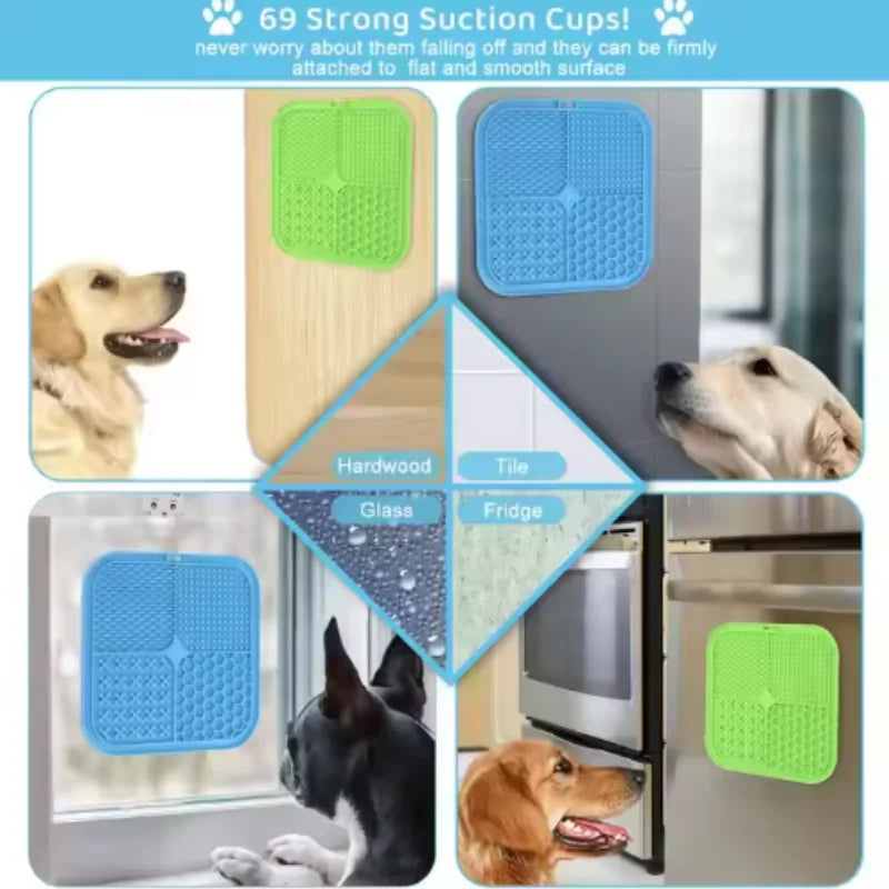 Dog Lick Mat with Suction Cups