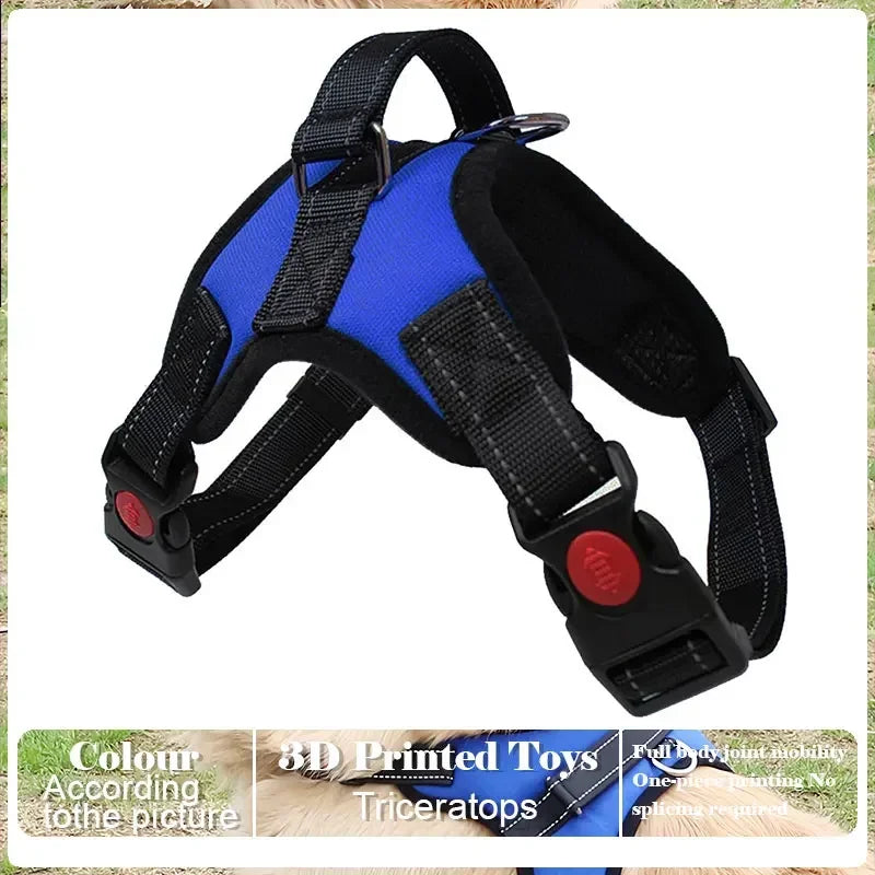 Adjustable Reflective Dog Harness with Handle