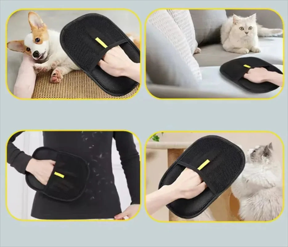 Pet Deshedding Glove for Dogs & Cats