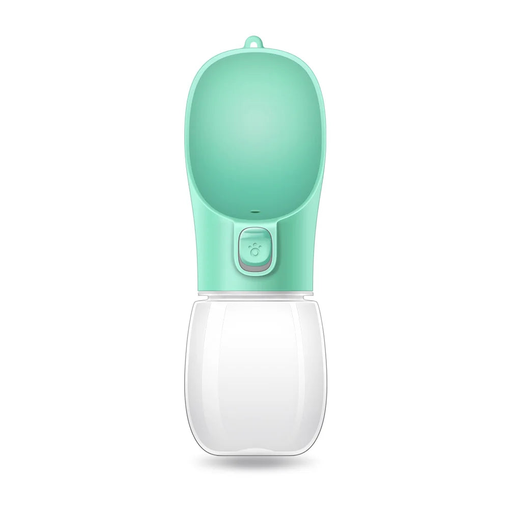 Portable Dog Water Bottle with Drinking Tray