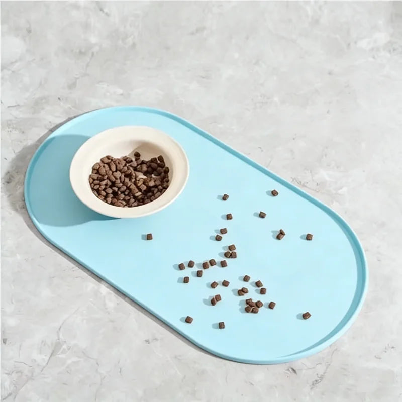 Silicone Pet Feeding Mat for Food & Water Bowls