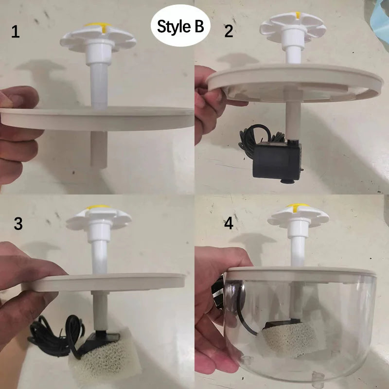 1L USB Cat Water Fountain