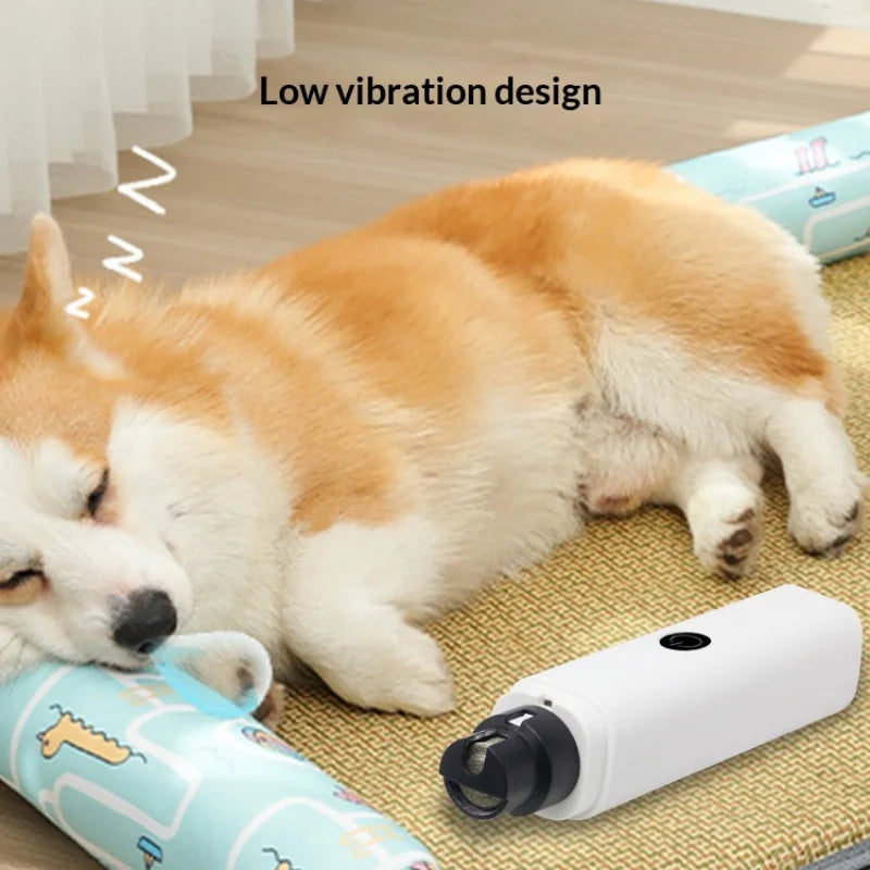 Rechargeable Pet Nail Grinder with LED Light