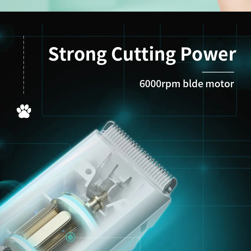 Cordless Dog Clippers with Guide Combs