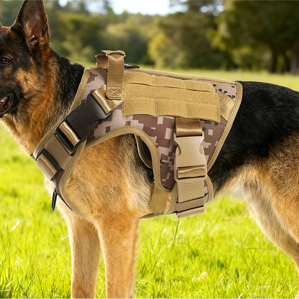 Tactical Dog Harness with Padded Handle