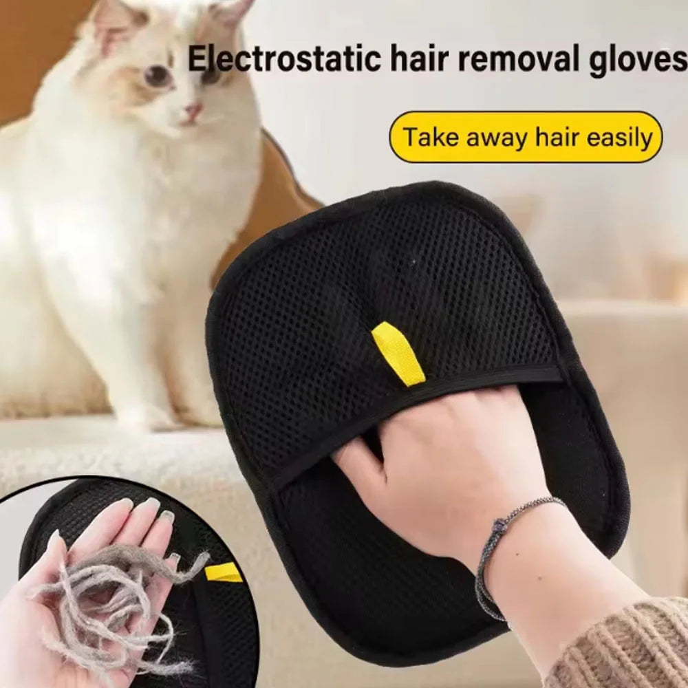 Pet Deshedding Glove for Dogs & Cats