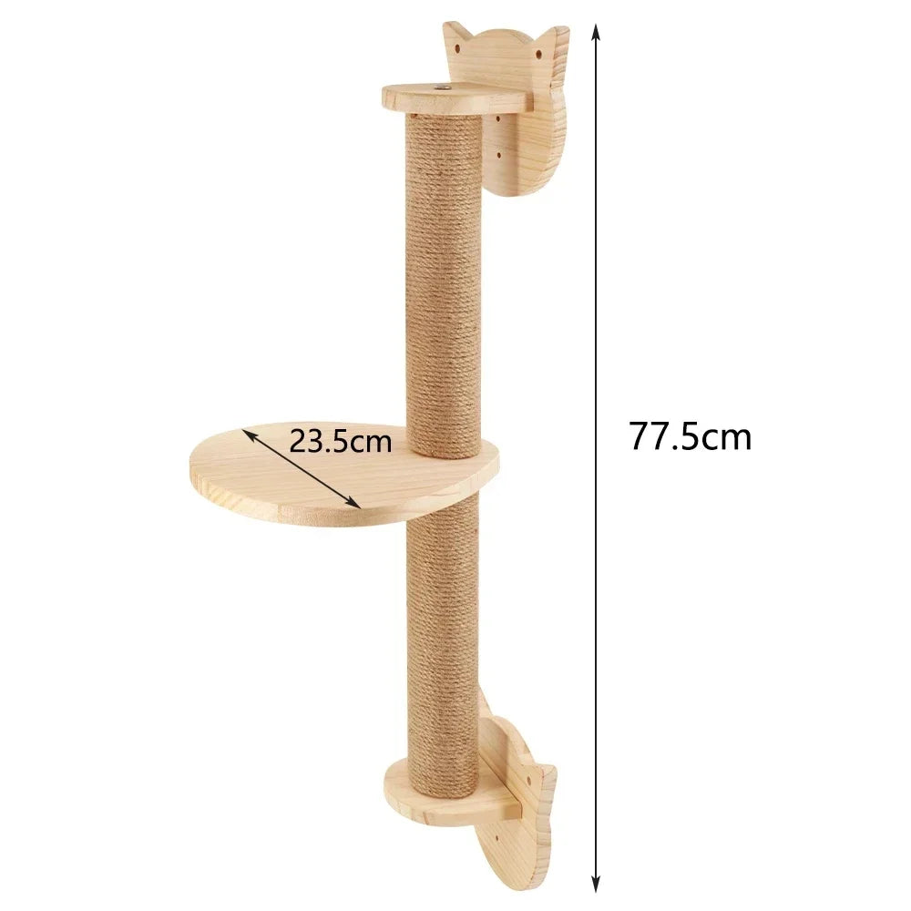 Wall-Mounted Cat Shelves & Climbing Furniture