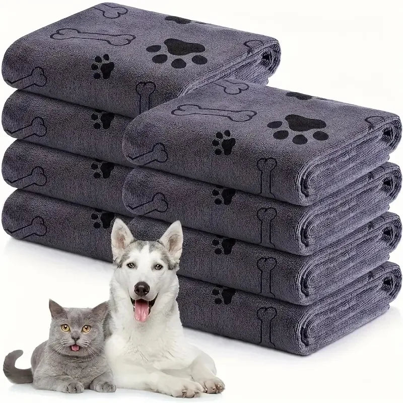 Microfiber Dog Towel for Bath Time & Muddy Paws