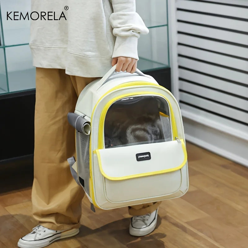 Mesh Pet Carrier Backpack for Cats & Small Dogs
