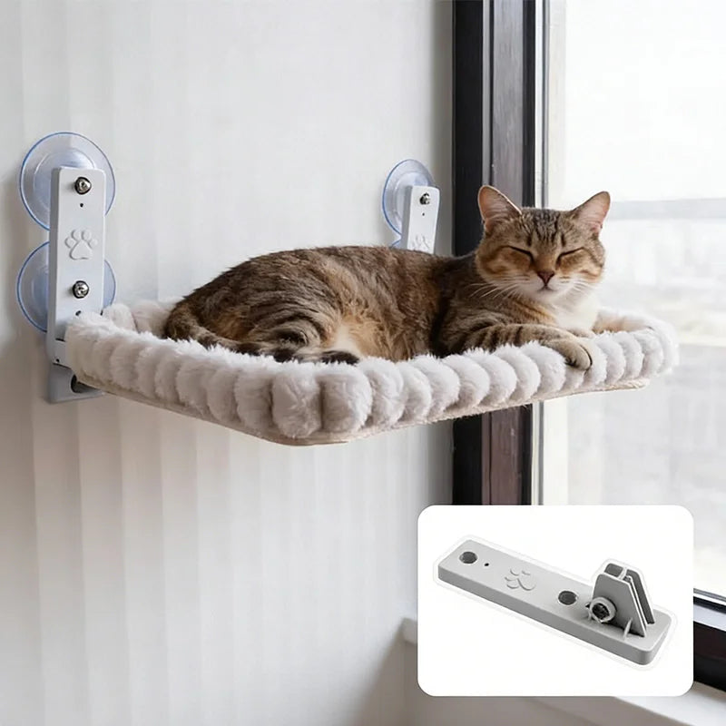 Cat Window Hammock with Suction Cup Mounts