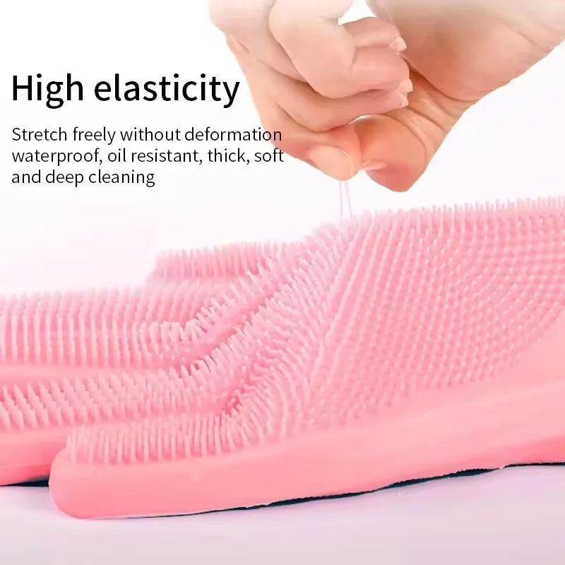 Silicone Pet Bathing Glove for Dogs & Cats