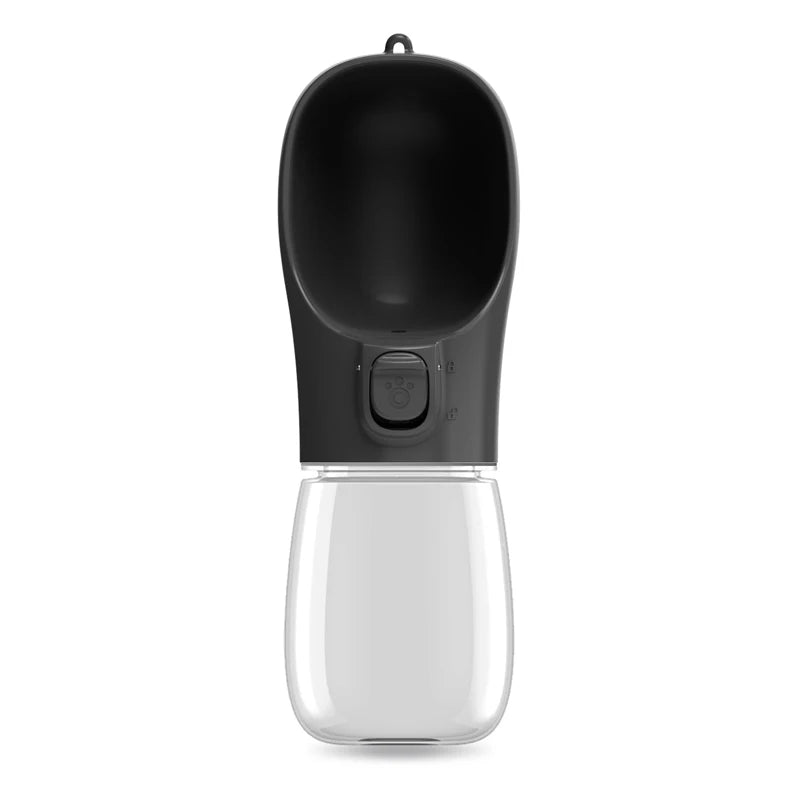Portable Dog Water Bottle with Drinking Tray