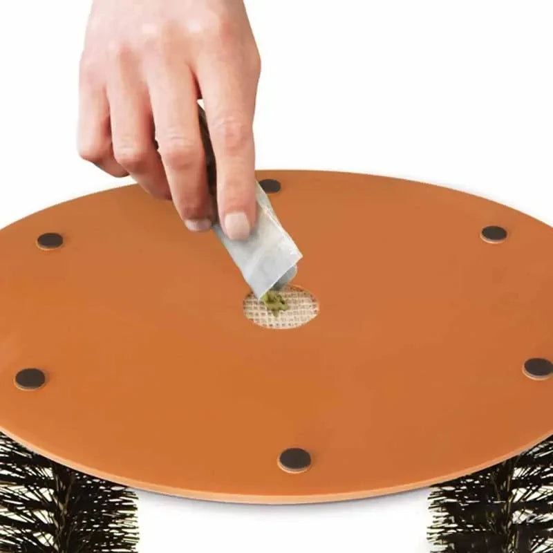 Cat Self-Grooming Arch with Scratching Pad
