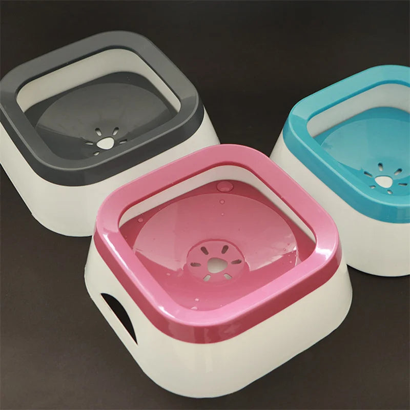 1L Anti-Splash Dog Water Bowl