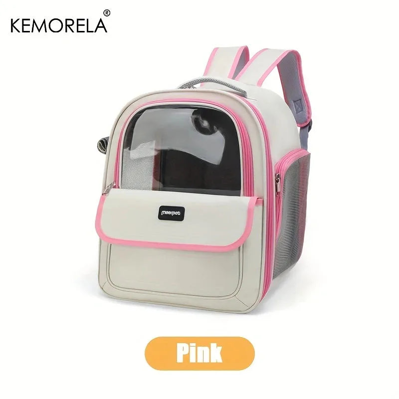 Mesh Pet Carrier Backpack for Cats & Small Dogs