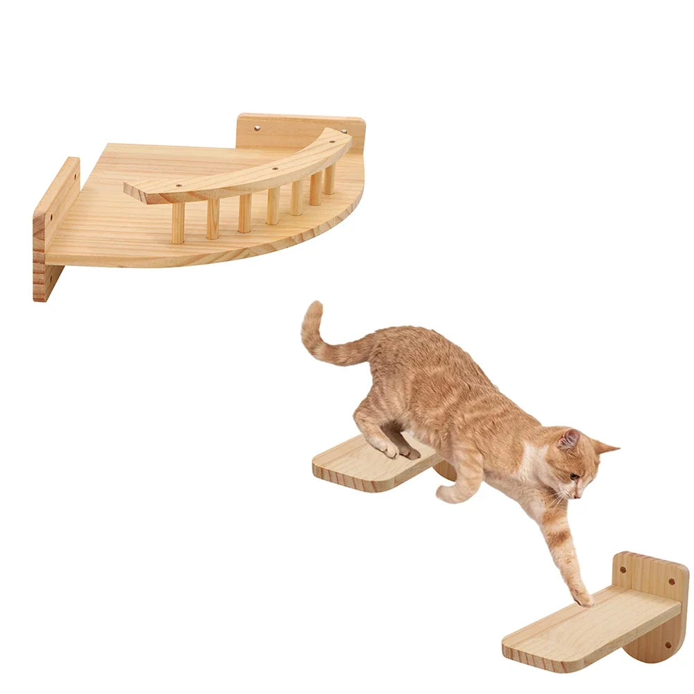 Wall-Mounted Cat Shelves & Climbing Furniture