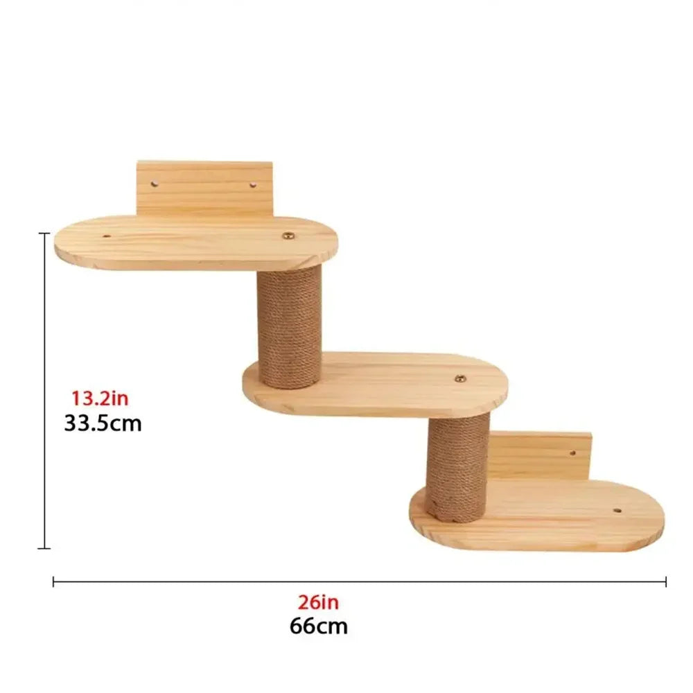Wall-Mounted Cat Shelves & Climbing Furniture