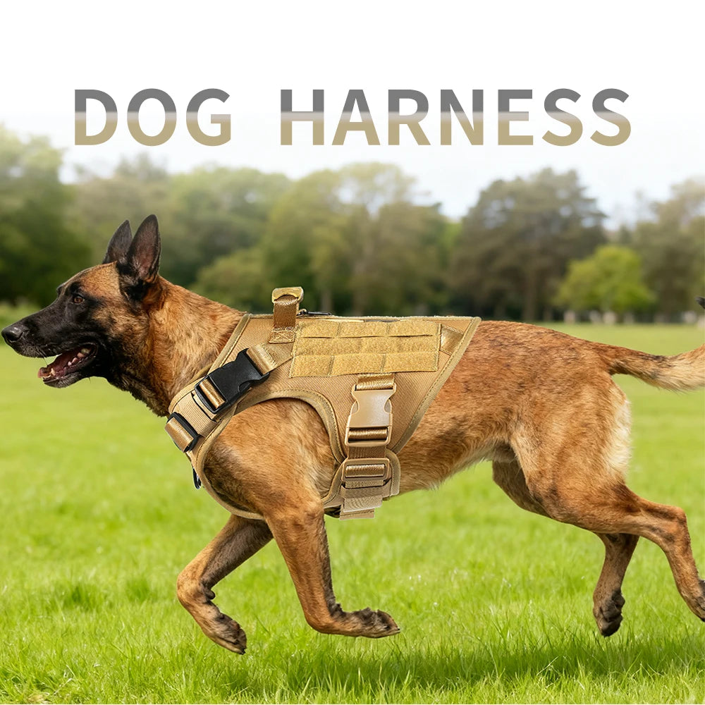 Tactical Dog Harness with Padded Handle
