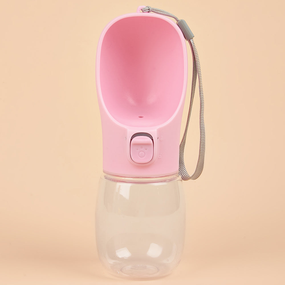 Portable Dog Water Bottle with Drinking Tray