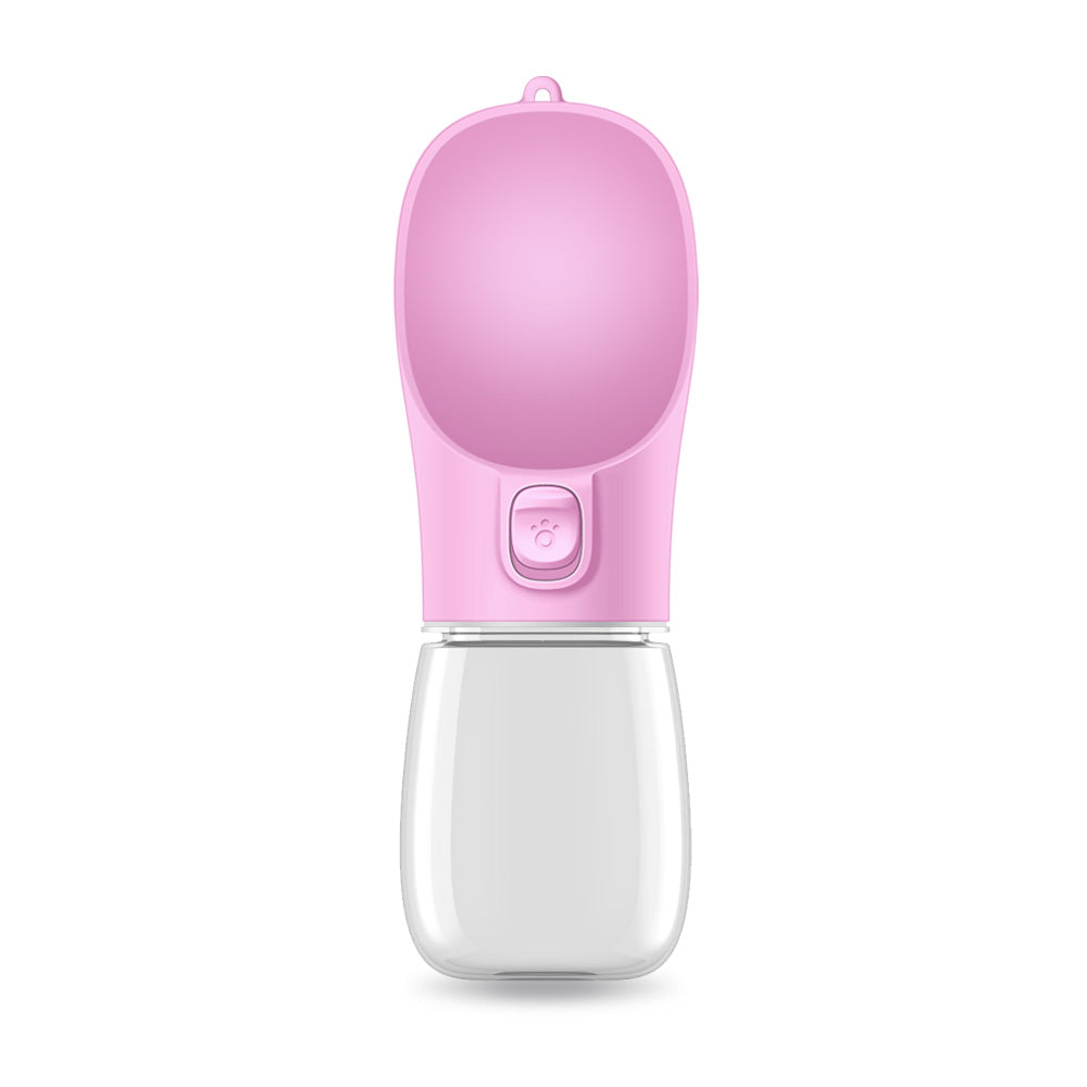 Portable Dog Water Bottle with Drinking Tray