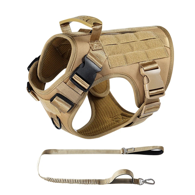 Tactical Dog Harness with Padded Handle