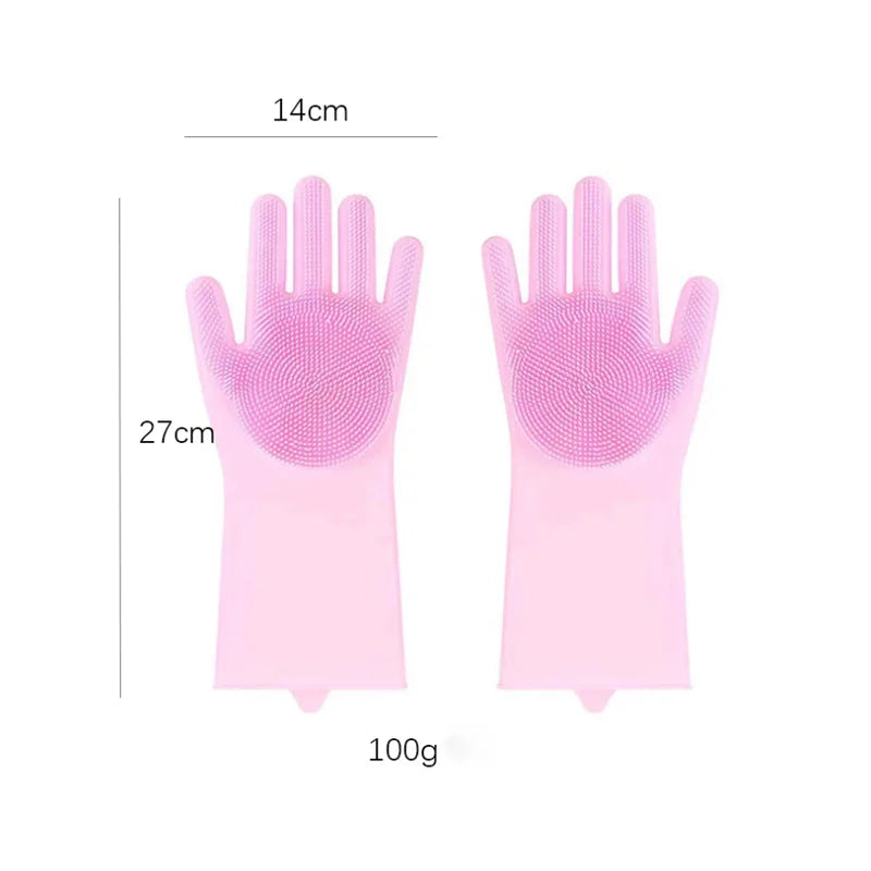 Silicone Pet Bathing Glove for Dogs & Cats