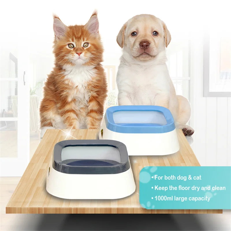 1L Anti-Splash Dog Water Bowl