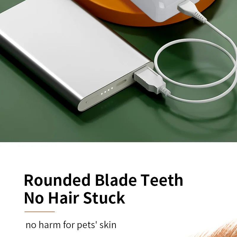 Cordless Dog Clippers with Guide Combs