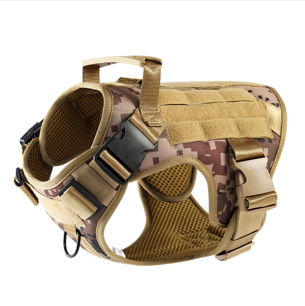 Tactical Dog Harness with Padded Handle