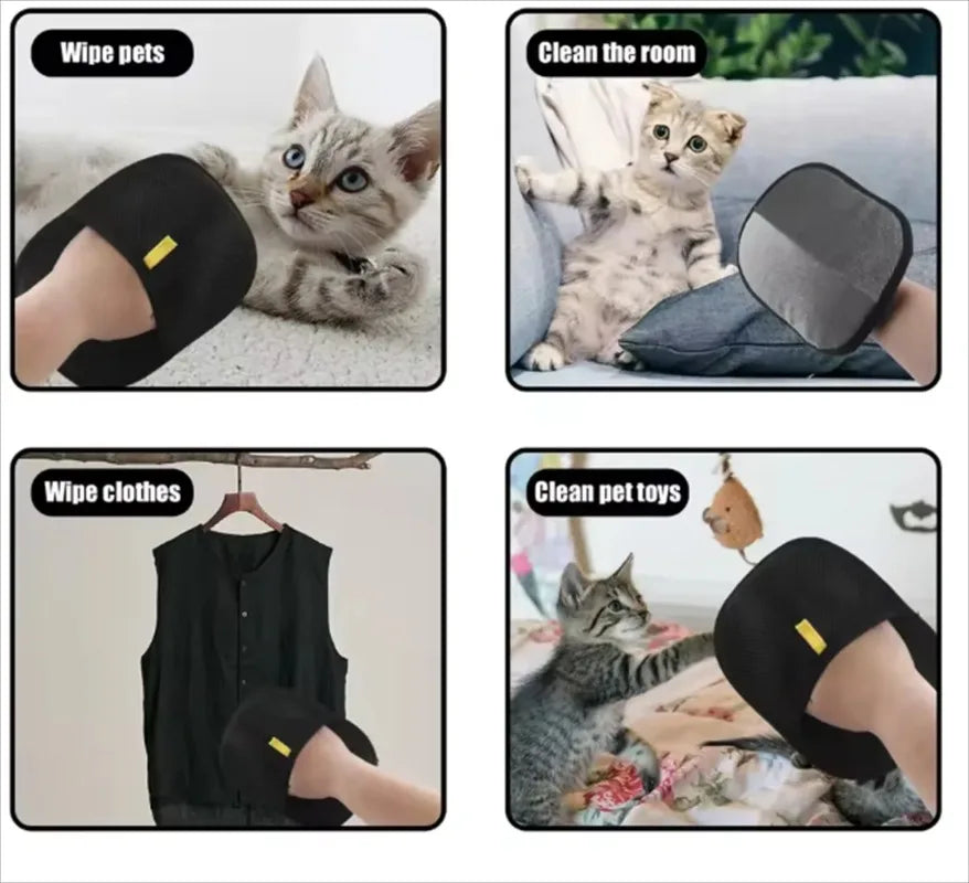 Pet Deshedding Glove for Dogs & Cats