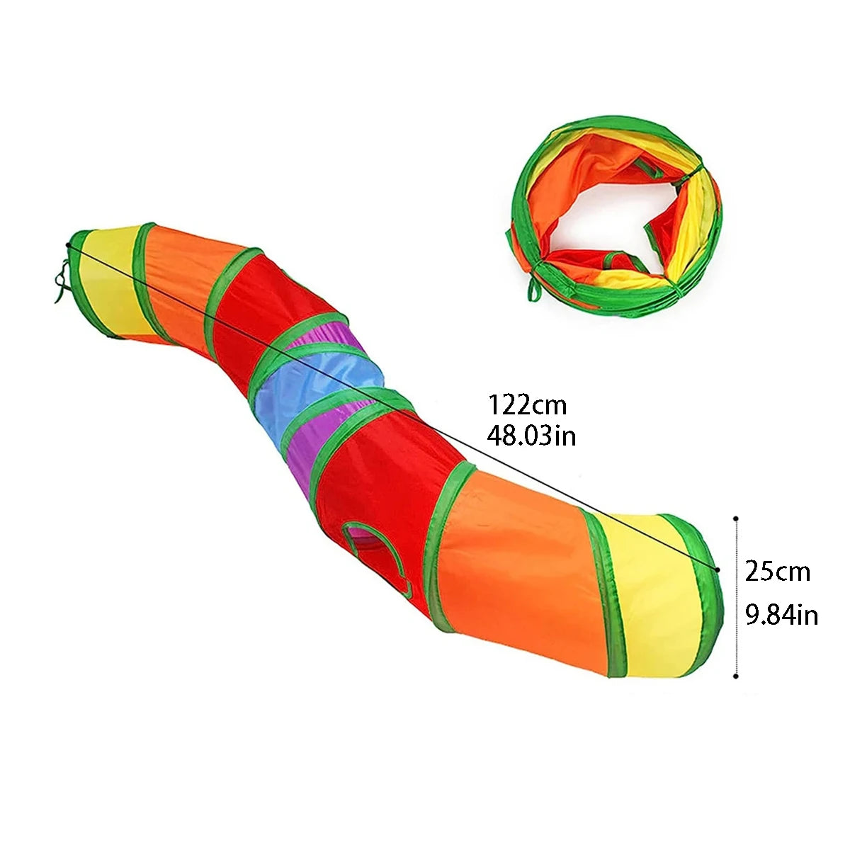 Collapsible Cat Tunnel for Indoor Play