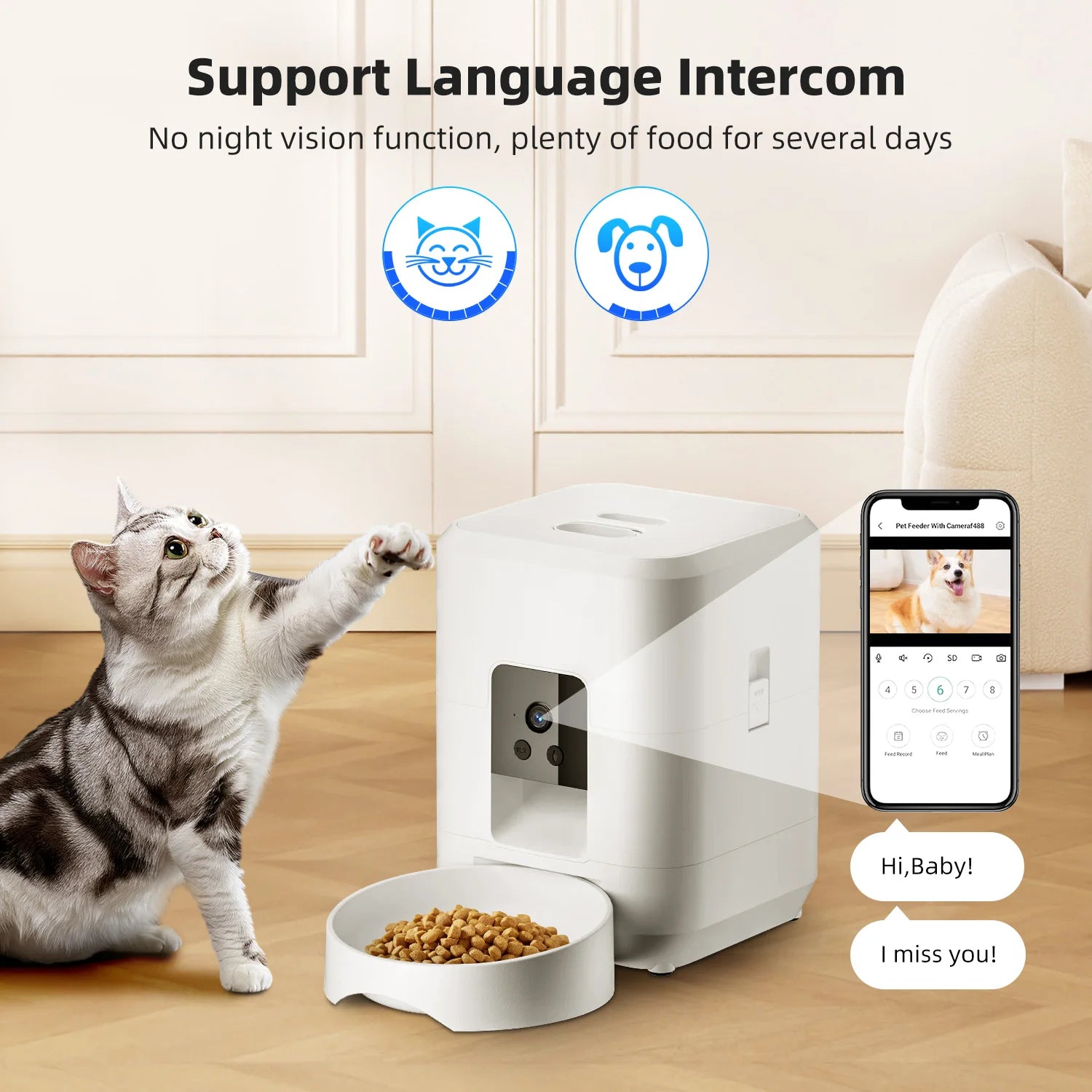 2L Smart Automatic Pet Feeder