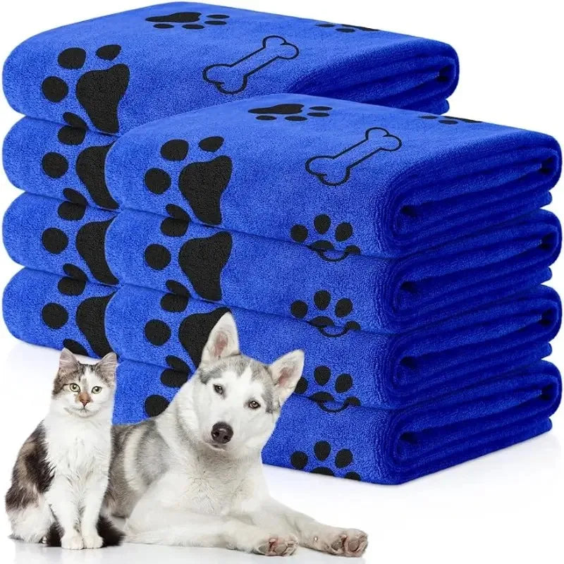 Microfiber Dog Towel for Bath Time & Muddy Paws