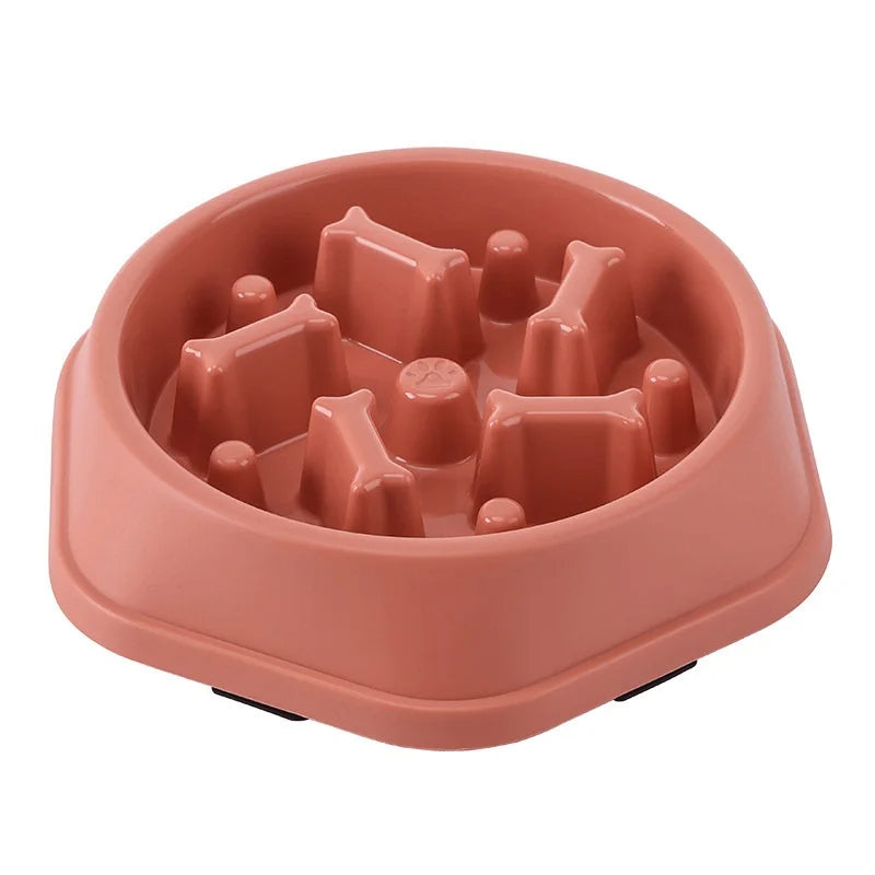 Slow Feeder Dog Bowl with Non-Slip Base