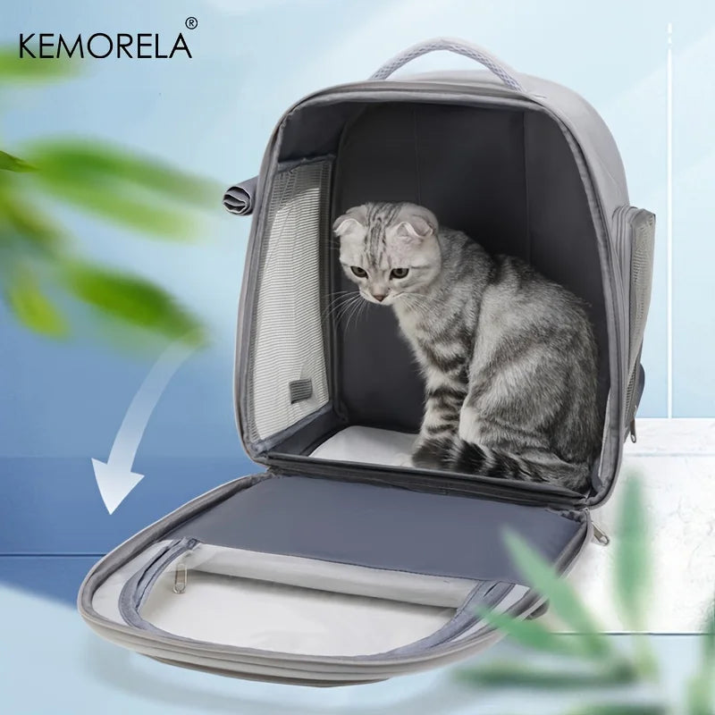 Mesh Pet Carrier Backpack for Cats & Small Dogs